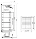 Шкаф холодильный ТМ "Полюс" Carboma R 560 С /стекло/ вид 2