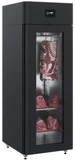 Купить Полаир Шкаф холодильный CS107-Meat (R290) black Тип1 (дверь стекло) 