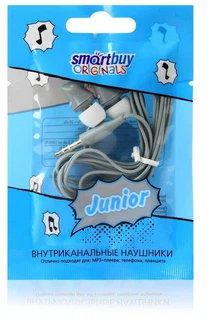 Купить Наушники SmartBuy Внутриканальные JUNIOR,  желтые