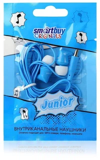 Купить Наушники SmartBuy Внутриканальные JUNIOR,  желтые
