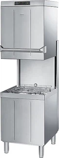 Купить SMEG SMEG HTY511DW Посудомоечная машина серия EASYLINE купольного типа для кассет 500 х 500 мм со встроенным дозатором моющего средства и насосом ополаскивания