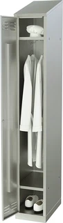 Атеси Шкаф для одежды ШО-Б-1-300.500-02-Р (300х500х2000мм); оцинкованная сталь; односекционный