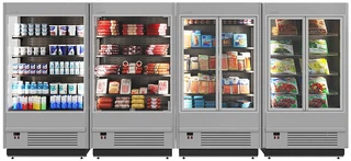 Купить Полюс Витрина пристенная холодильная FC 20-07 VV 0,7-1 (распашные двери стекл. фронт)