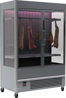 Полюс Витрина для демонстрации мяса FC 20-07 VV 0.7-3 X7 0430 (распашные двери структурный стеклопакет)