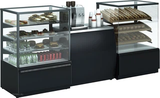 Купить Полюс Витрина холодильная KC70 VH 1,3-1 Chocolate 9005-0430