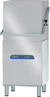Compack Купольная посудомоечная машина X110E, корзина 500*500, 2 дозатора (моющего и ополаскивающего средств), 1 насос (мойки),  4 цикла,  электронная панель управления, 380В