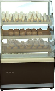 Купить Полюс Витрина хлебная K70 N 0,9-2 Bread Паттерн (без стекла)  (0108 Темный дуб)