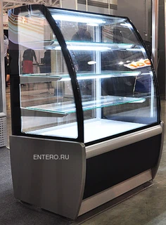 Купить Полюс Витрина холодильная K70 VM 0,9-1 цвет по схеме  (стандарт, пластик 0011 (серый))