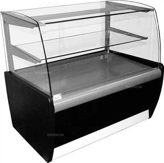 Полюс Витрина холодильная K70 VM 1,3-12 цвет по схеме (стандарт, пластик 0013 (черный))