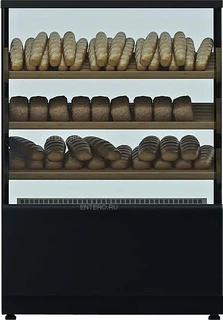 Полюс Витрина хлебная KC70 N 0,6-2 Bread Паттерн (без стекла) (0108 Темный дуб)