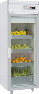 Полаир Шкаф холодильный DM107-S без канапе (R290)