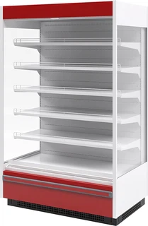 Марихолодмаш Витрина холодильная Купец ВХСп-1,25 new с дверями стеклопакет (боковины стеклопакет)