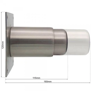 Купить Abat (Чувашторгтехника) Нога опорная ASS2085PT (H120-180 мм) 2" 120х120 мм нерж.