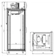 Морозильный шкаф Polair DB107-S /со стеклянной дверью/ вид 2