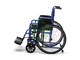 Кресло-коляска инвалидная складная H035 Армед (510мм, пневма) вид 4